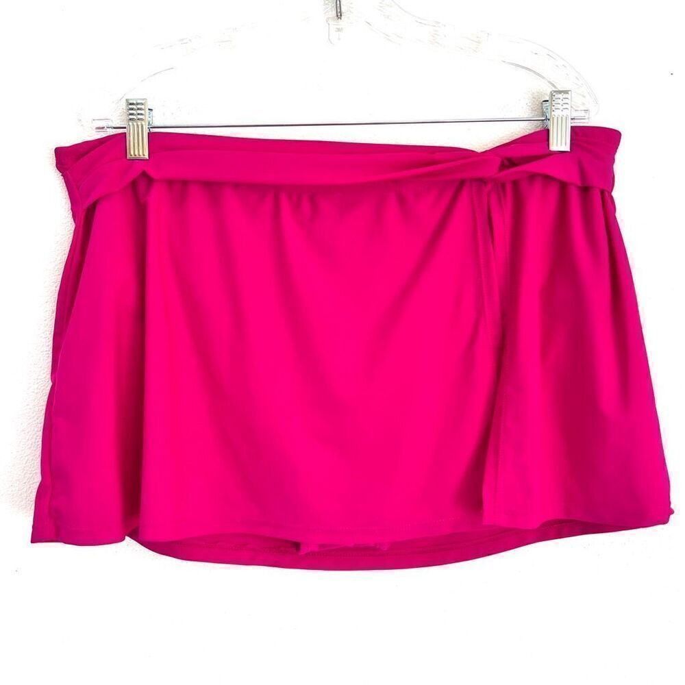 Faded Glory Swim Skirt Bright Pink Size 2XL